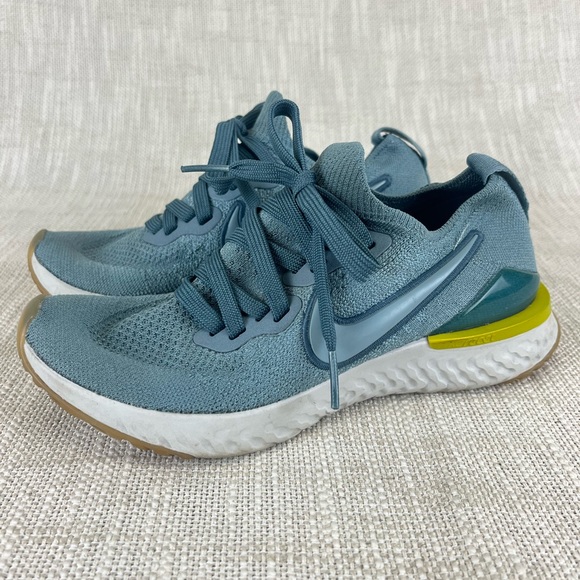 Nike Epic React Flyknit 2 (GS) Big Kids' Running Shoes Aviator Grey - US 4.5Y - Picture 2 of 7